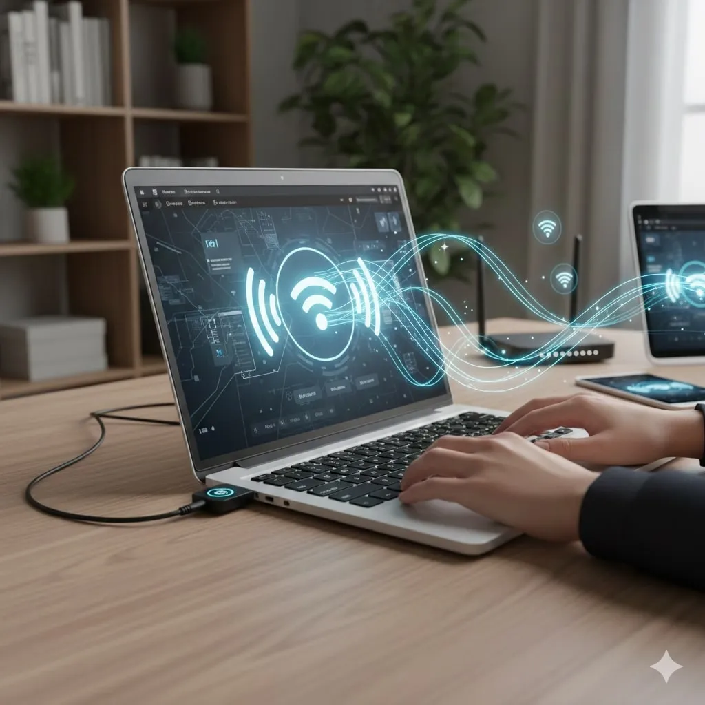 Cara Mengetahui Password WiFi Melalui Network Settings Windows (c) Ilustrasi AI
