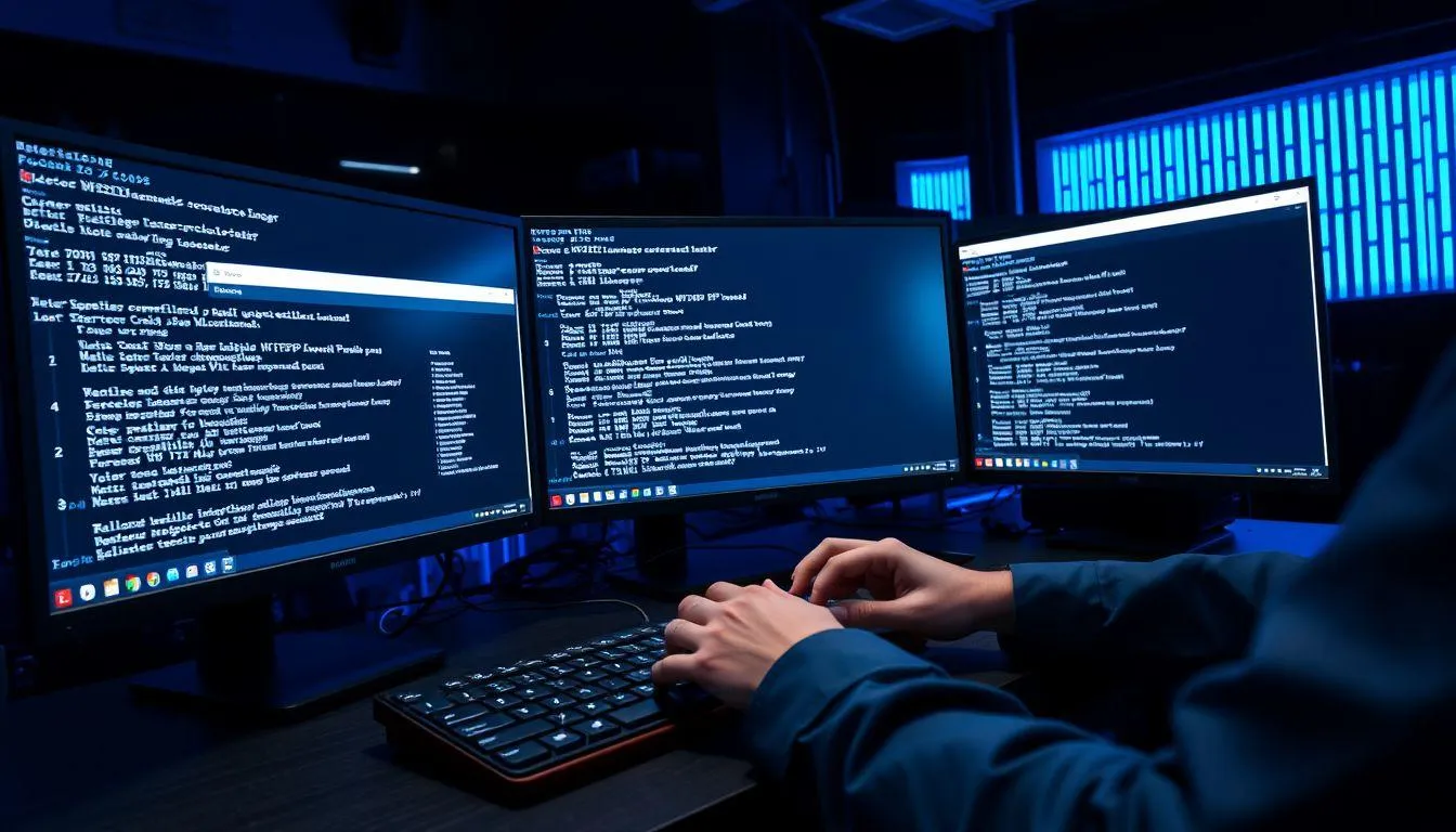 Menggunakan Command Prompt untuk Melihat Password Tersimpan (c) Ilustrasi AI