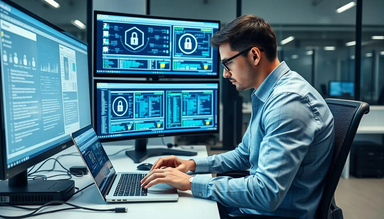 Pertimbangan Keamanan dan Etika Digital (c) Ilustrasi AI