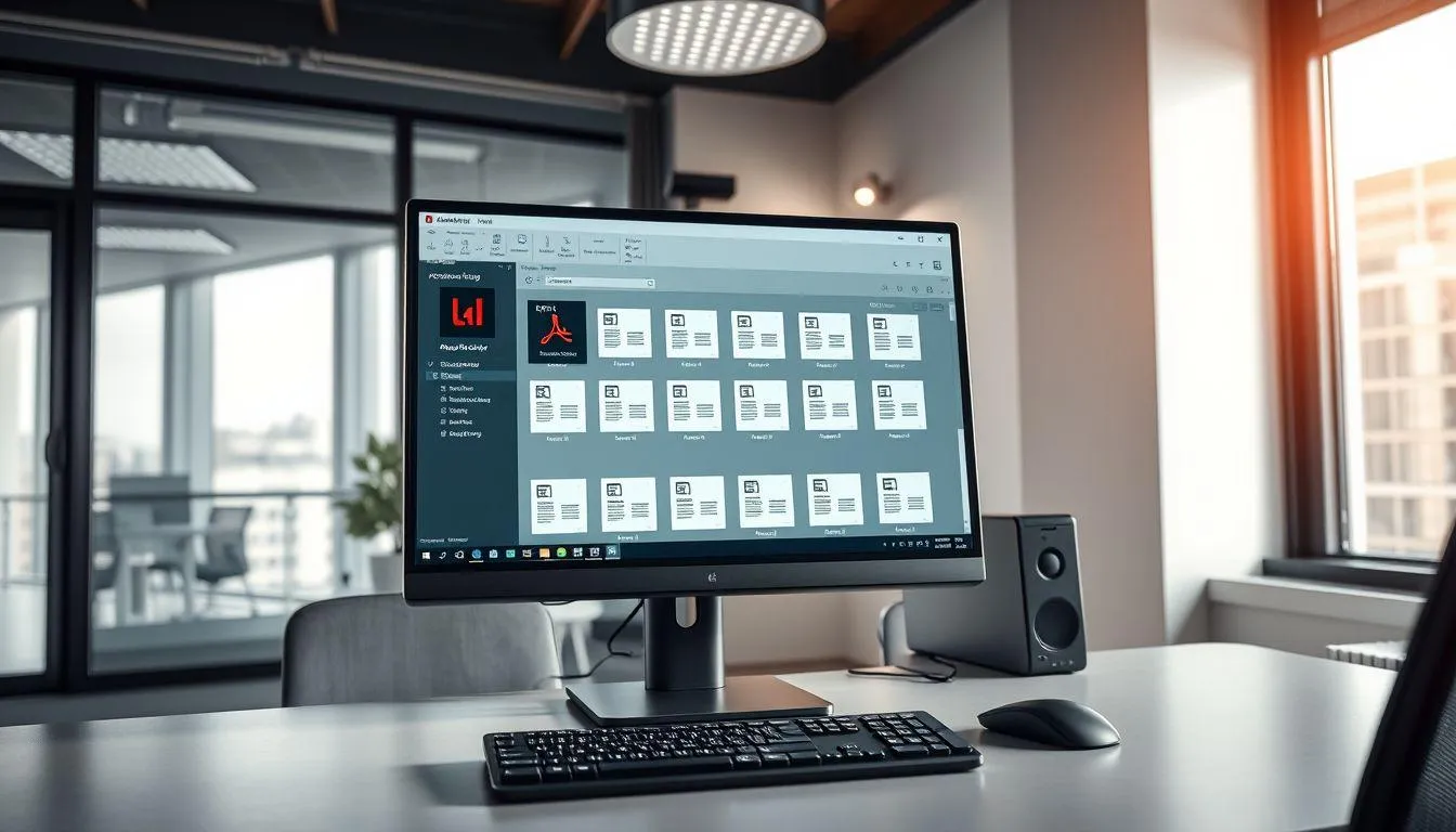 Menggunakan Adobe Acrobat untuk Merge PDF (c) Ilustrasi AI