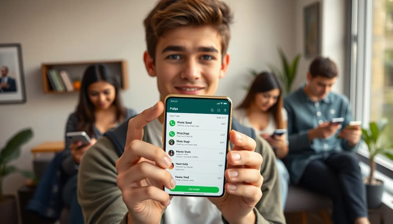 Pengertian Background Layar Utama WhatsApp (c) Ilustrasi AI