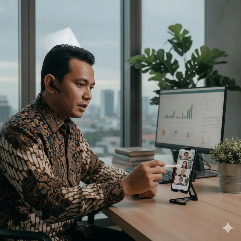 5. Cara Mengatasi Background Zoom yang Tidak Muncul (c) Ilustrasi AI