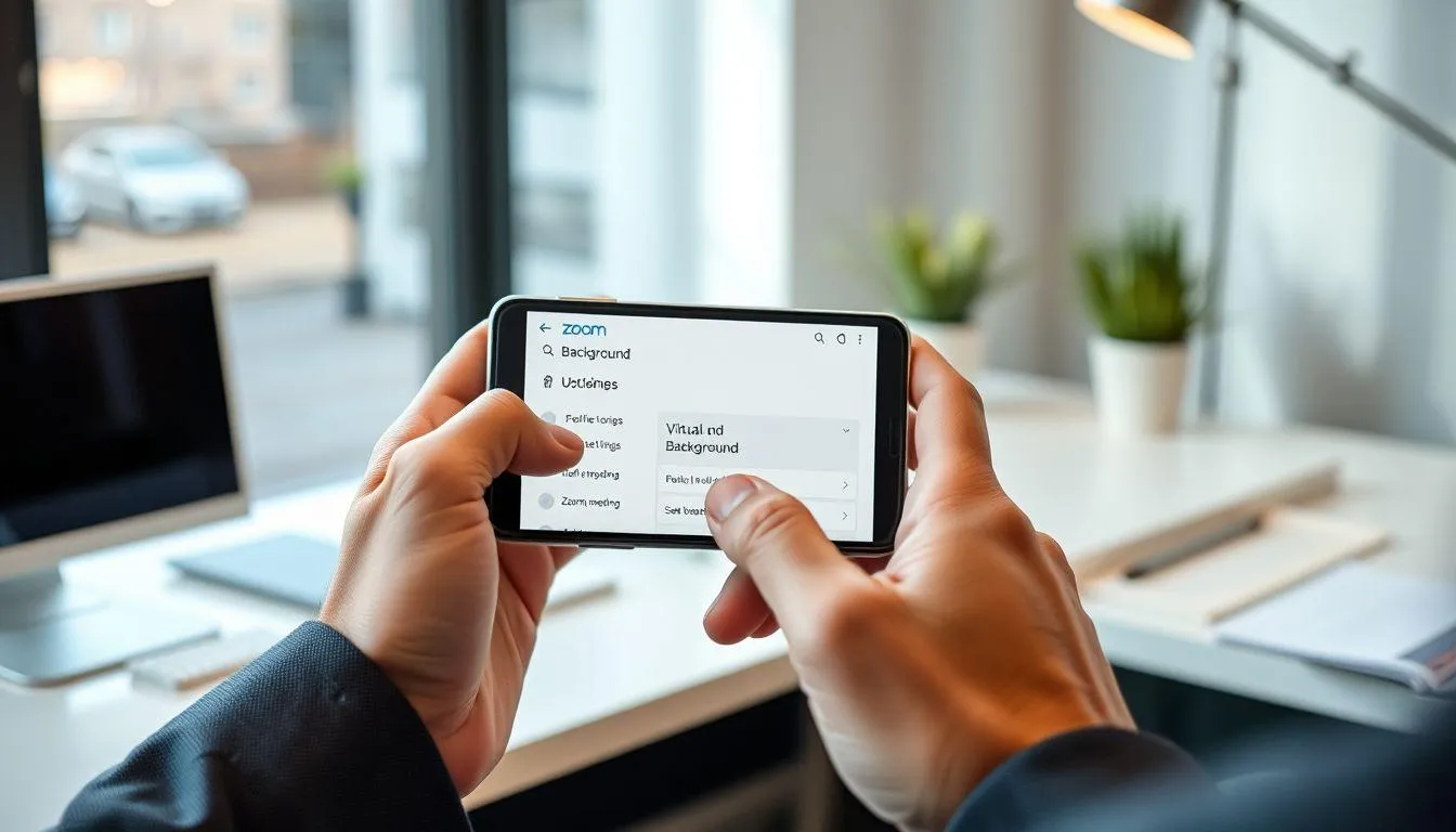 1. Cara Mengganti Background Zoom di HP Android (c) Ilustrasi AI