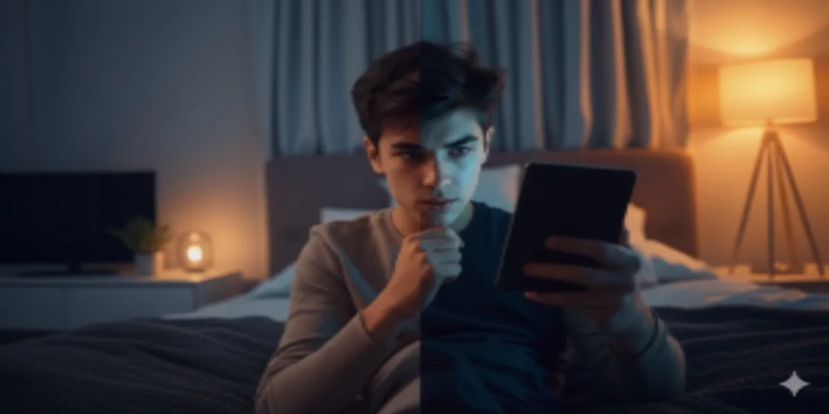 Manfaat Menggunakan Dark Mode (c) Ilustrasi AI