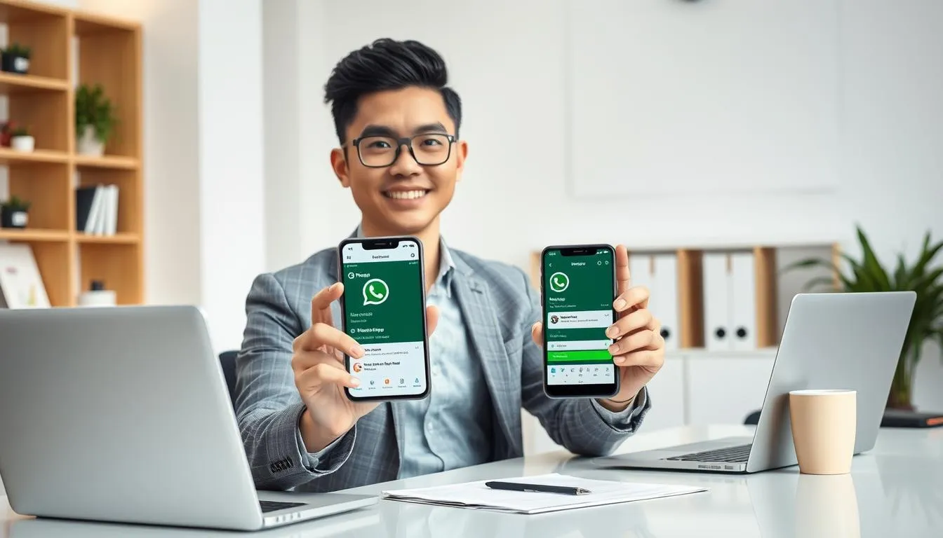 Pengertian Fitur Multi-Akun WhatsApp (credit:Image by AI)