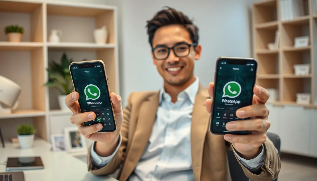 Cara Menggunakan Fitur Multi-Akun WhatsApp Resmi (credit:Image by AI)