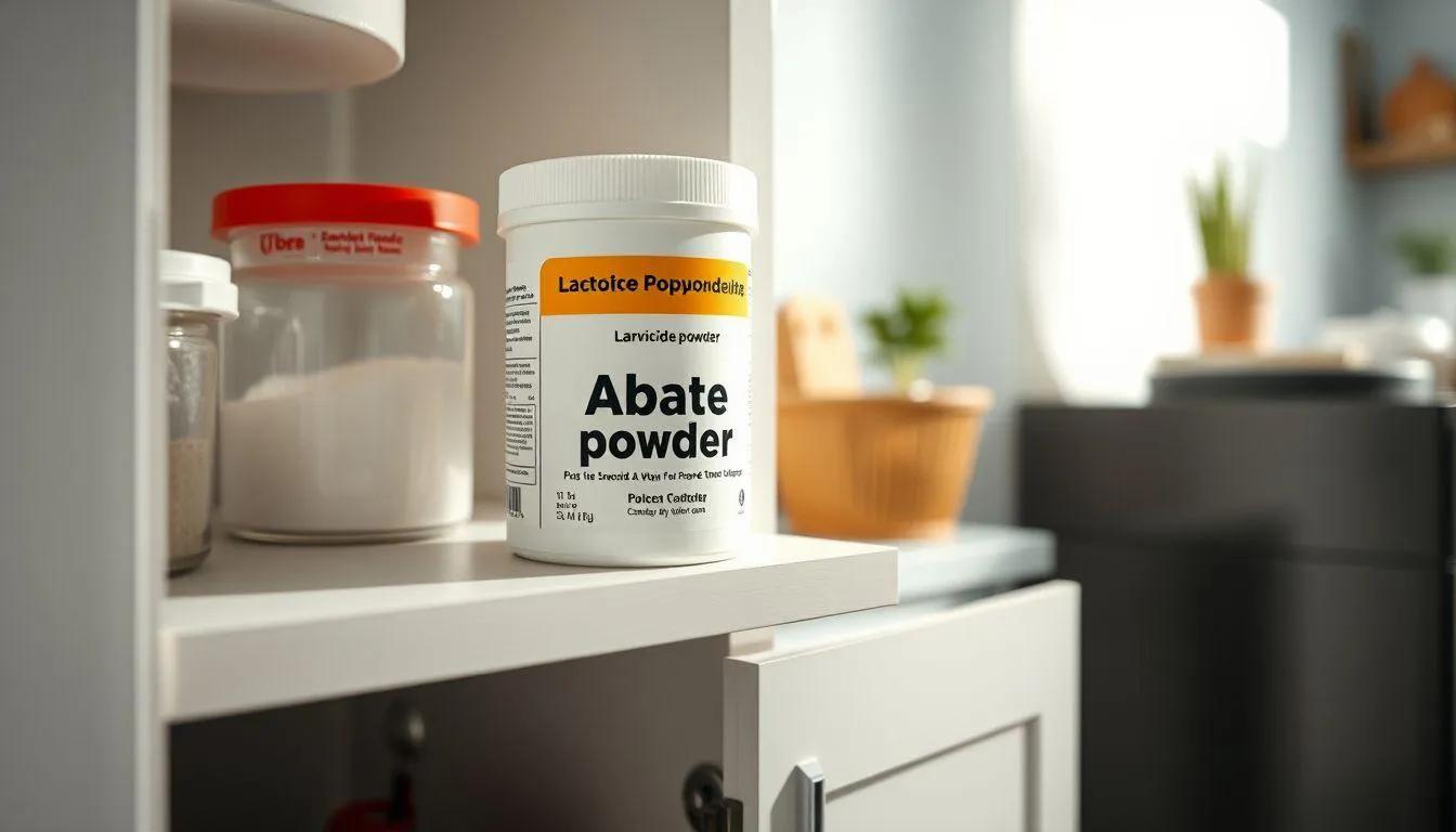 Cara Penyimpanan dan Keamanan Penggunaan Abate (c) Ilustrasi AI