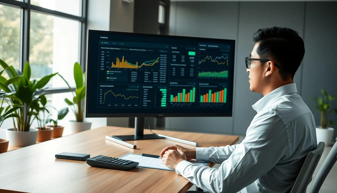 Membuat Laporan Keuangan dan Analisis Bisnis (c) Ilustrasi AI