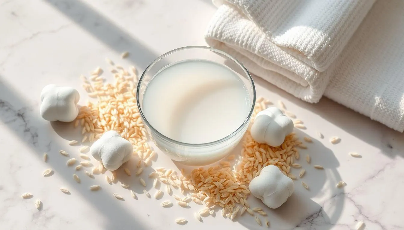 Cara Menggunakan Air Beras untuk Wajah (c) Ilustrasi AI