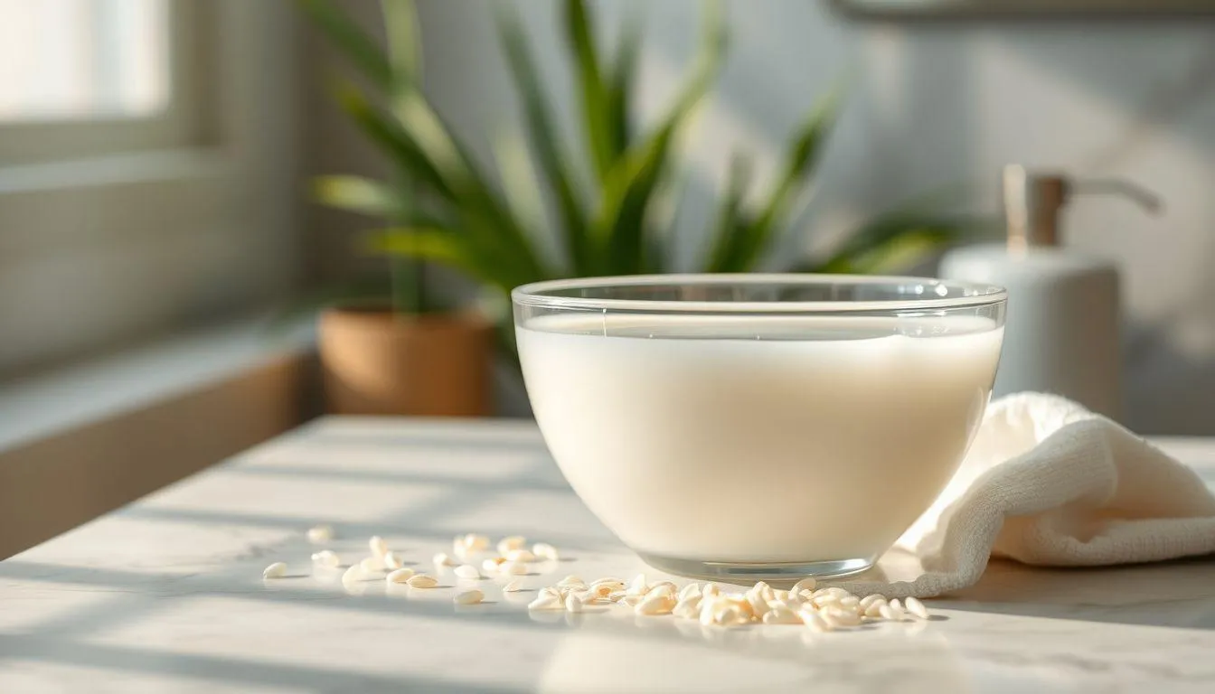 Manfaat Air Beras untuk Wajah (c) Ilustrasi AI