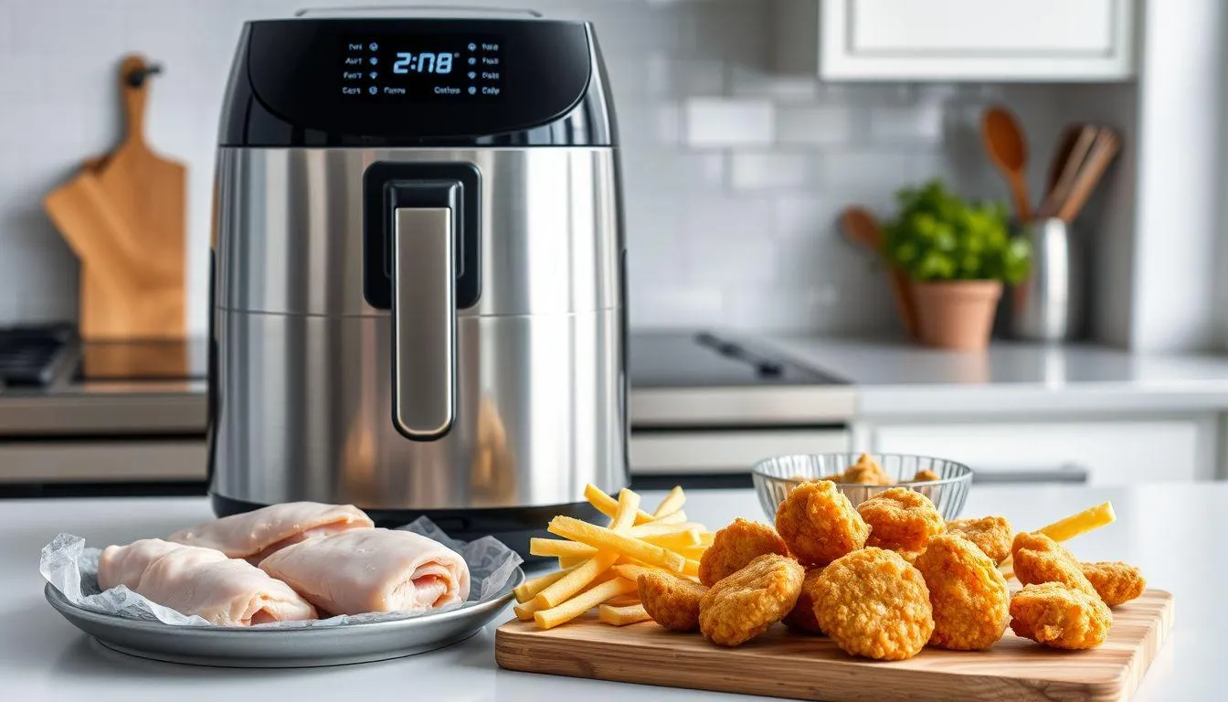 Pengaturan Suhu dan Waktu untuk Berbagai Jenis Makanan (c) Ilustrasi AI