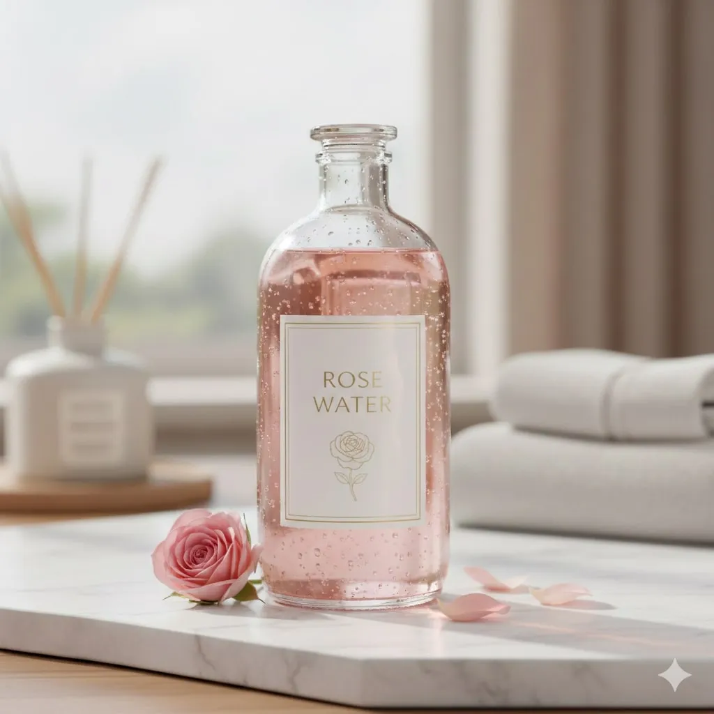 Manfaat Air Mawar untuk Kesehatan Kulit Wajah (c) Ilustrasi AI