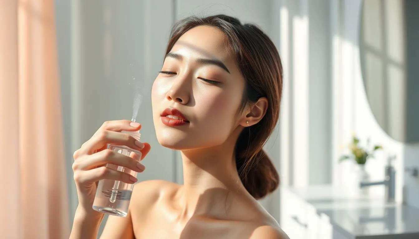 Cara Menggunakan Air Mawar Sebagai Face Mist (c) Ilustrasi AI