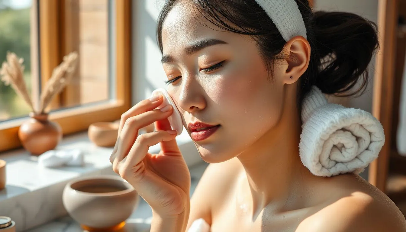 Cara Menggunakan Air Teh sebagai Pembersih Wajah (c) Ilustrasi AI