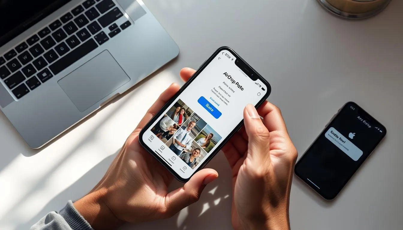 Cara Mengirim File dengan AirDrop (c) Ilustrasi AI