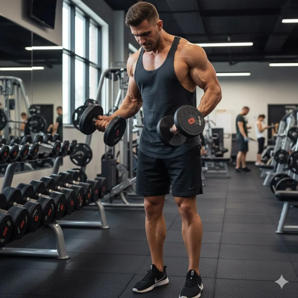 Alat untuk Melatih Otot Tubuh Bagian Atas (c) Ilustrasi AI