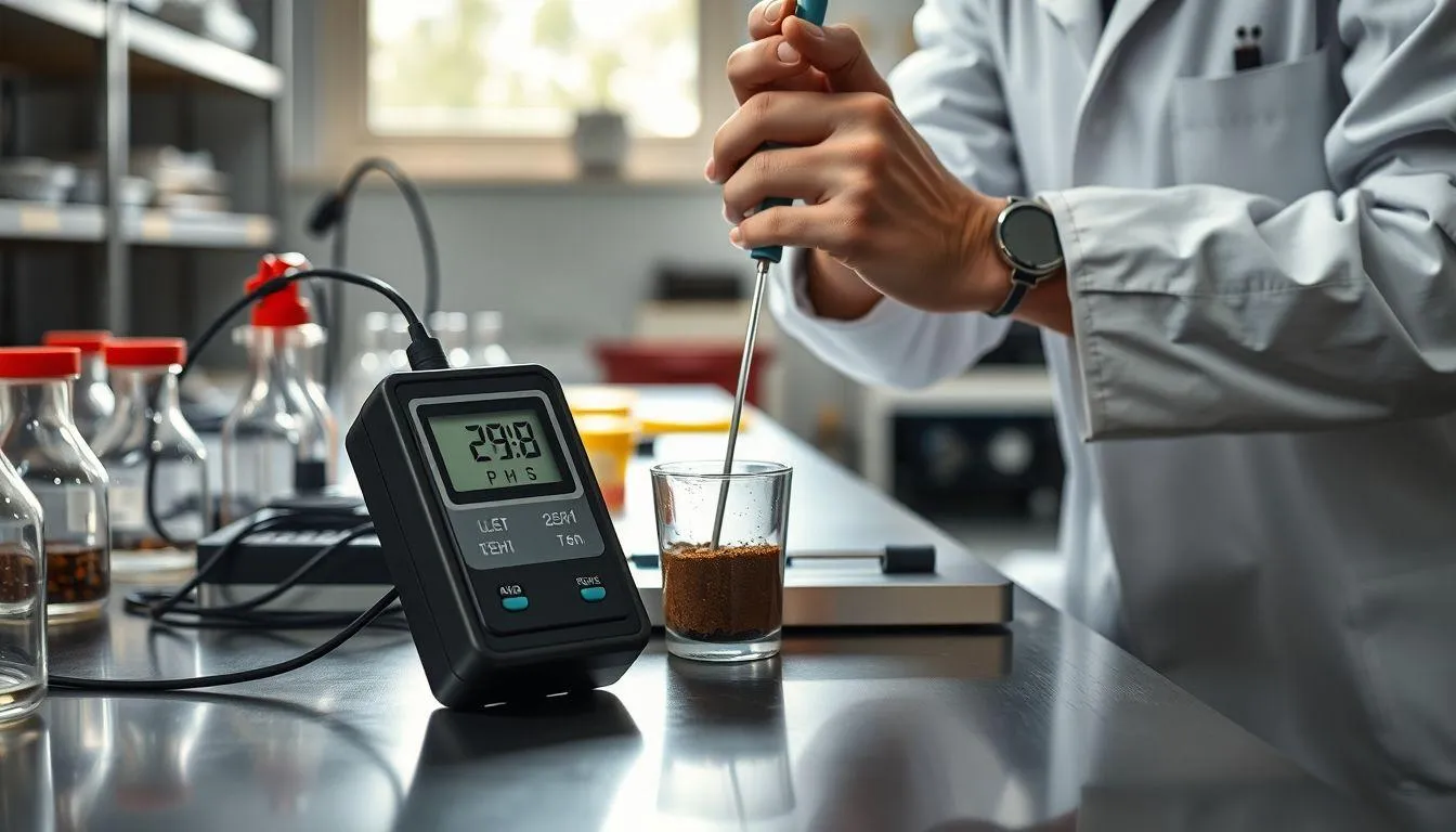 Jenis-Jenis Alat Pengukur pH Tanah (c) Ilustrasi AI