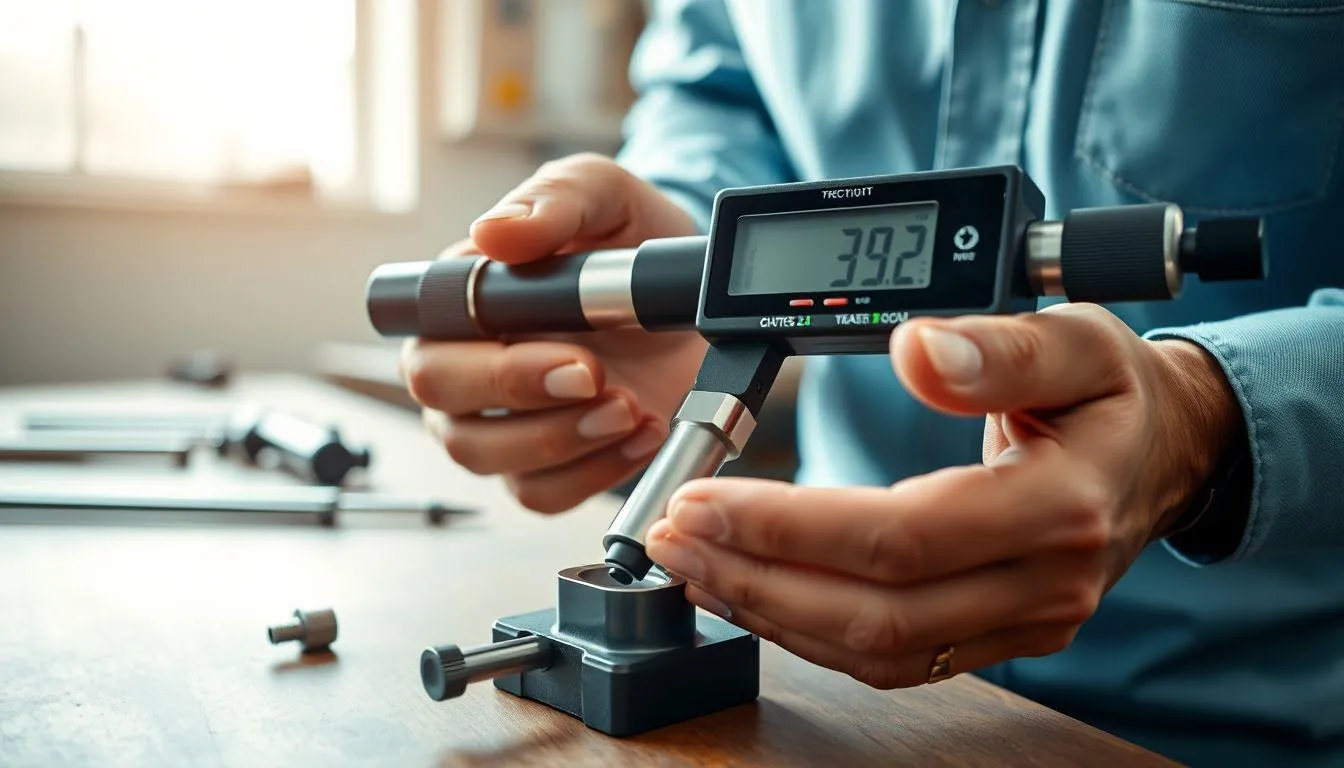 2. Cara Menggunakan Alat Ukur Mikrometer Digital (c) Ilustrasi AI