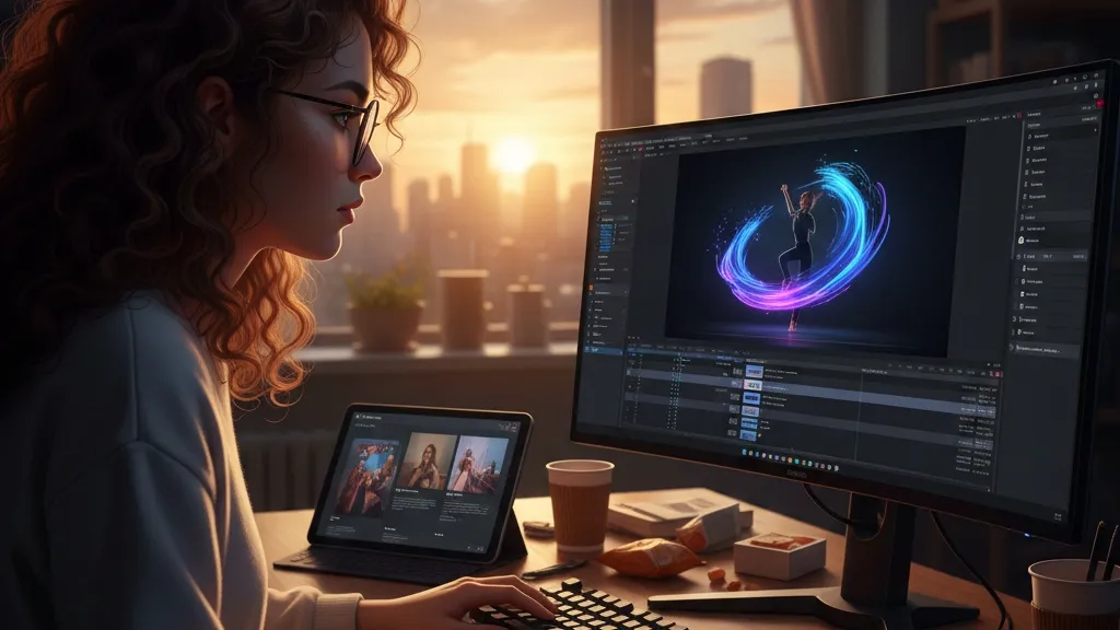 Menerapkan Efek dan Animasi (c) Ilustrasi AI