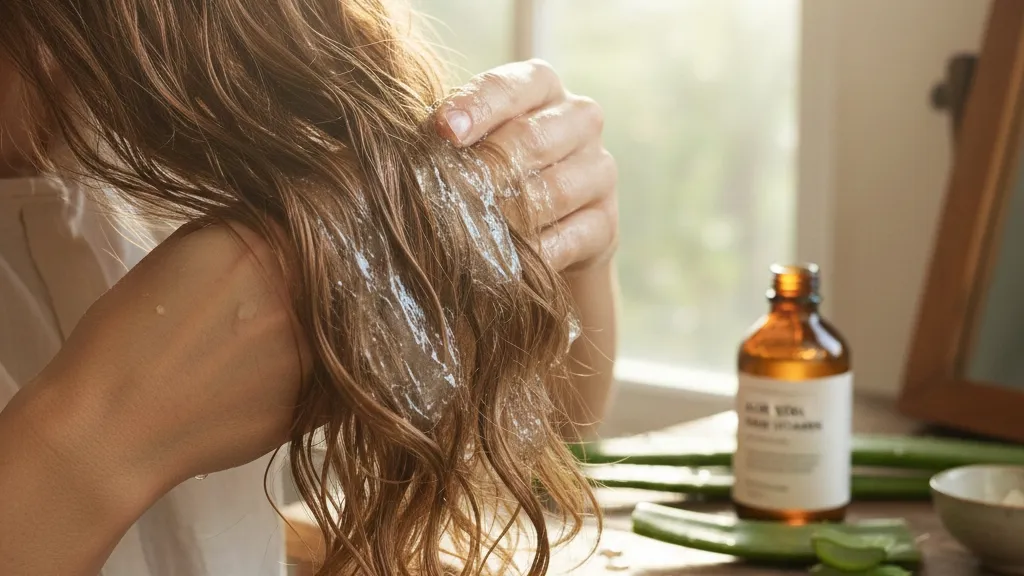 Cara Menggunakan Aloe Vera untuk Rambut dan Kuku (c) Ilustrasi AI