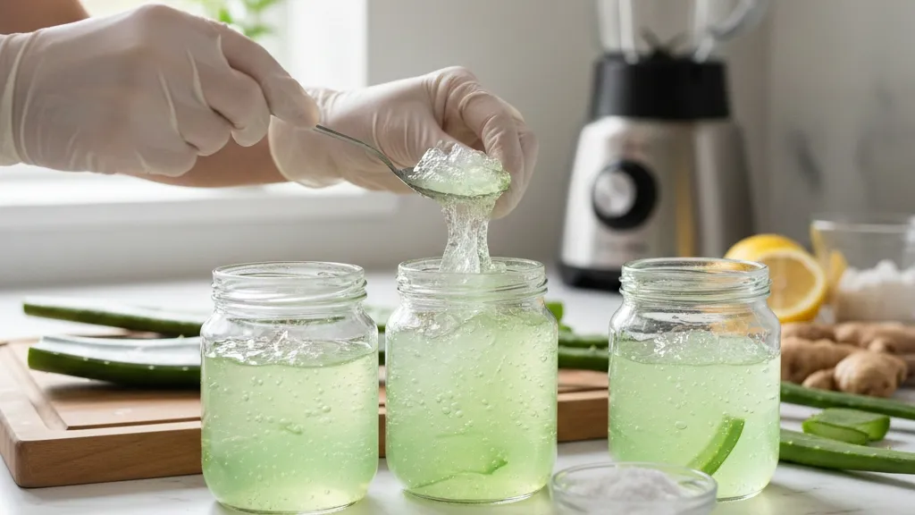 Tips Memilih dan Menyimpan Aloe Vera Gel (c) Ilustrasi AI