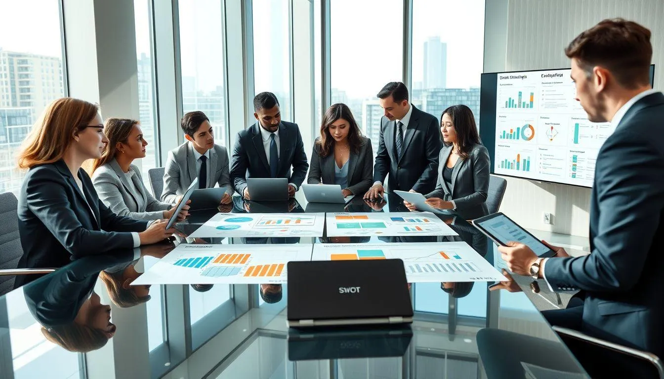 Pengertian dan Komponen Analisis SWOT (c) Ilustrasi AI