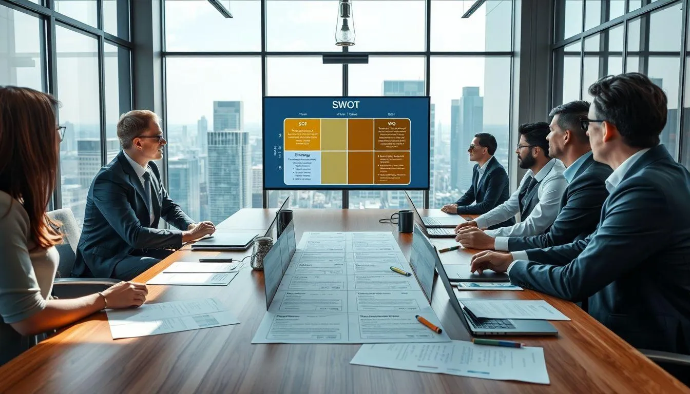 Strategi Memanfaatkan Hasil Analisis SWOT (c) Ilustrasi AI