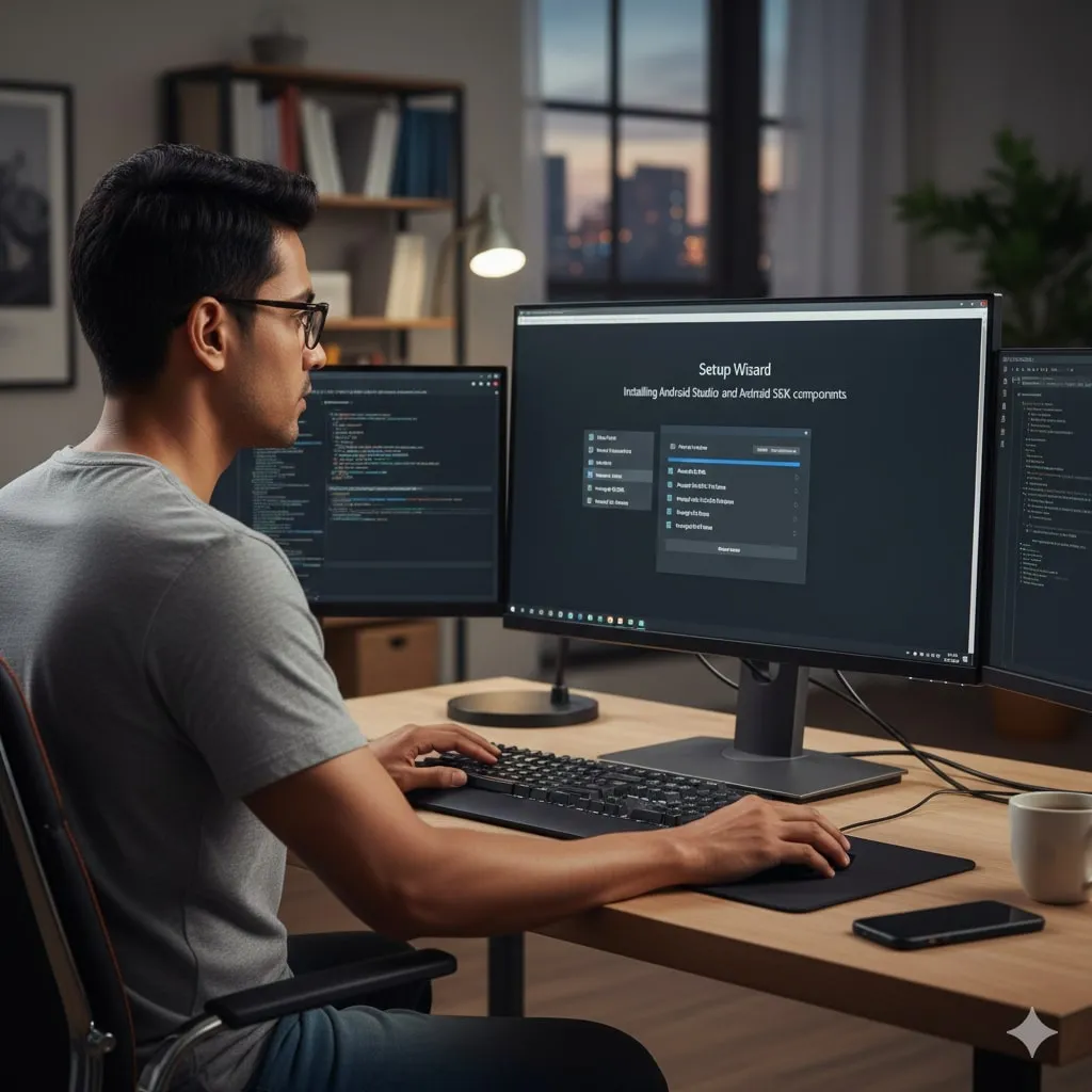 Pengertian Android Studio dan Fungsinya (c) Ilustrasi AI