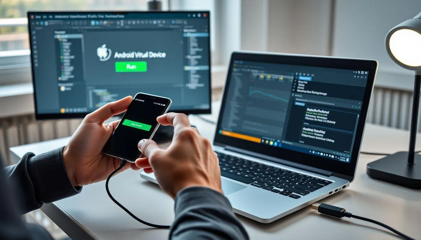 Menjalankan dan Testing Aplikasi Android (c) Ilustrasi AI