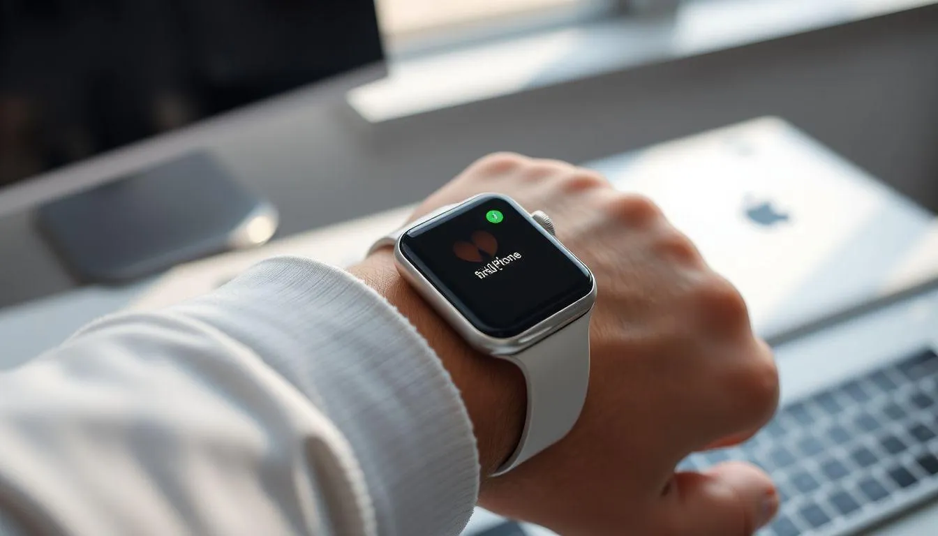 Cara Melacak iPhone Menggunakan Apple Watch (c) Ilustrasi AI