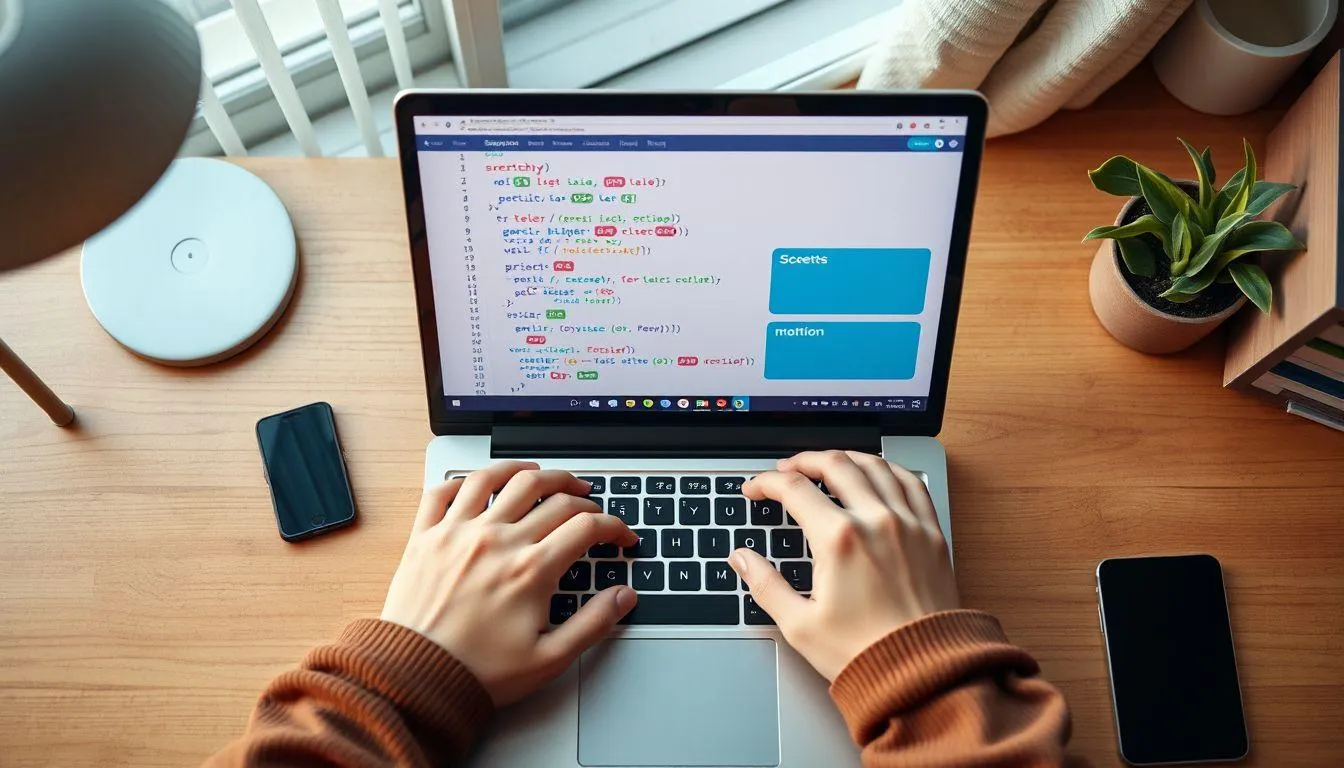 Cara Membuat Proyek Pertama di Scratch (c) Ilustrasi AI