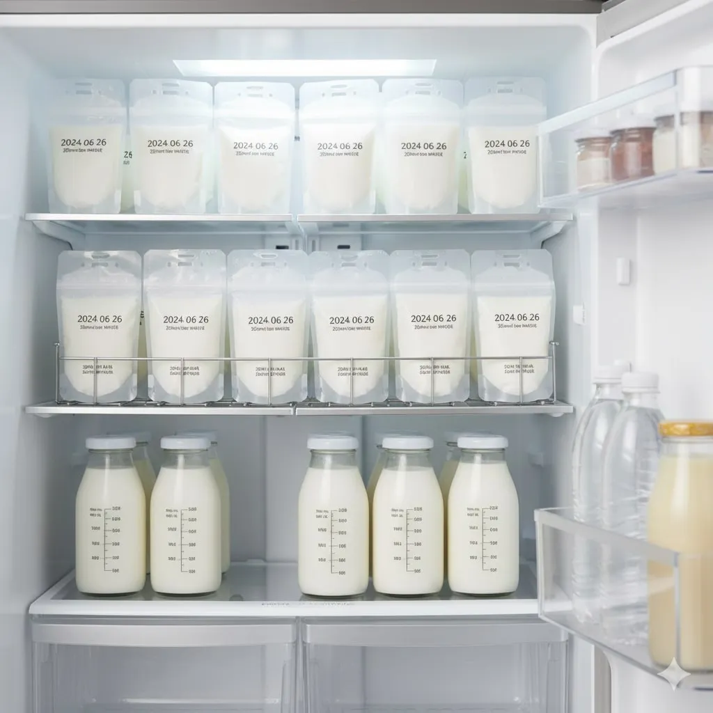 Langkah-Langkah Mencairkan ASI Beku (c) Ilustrasi AI