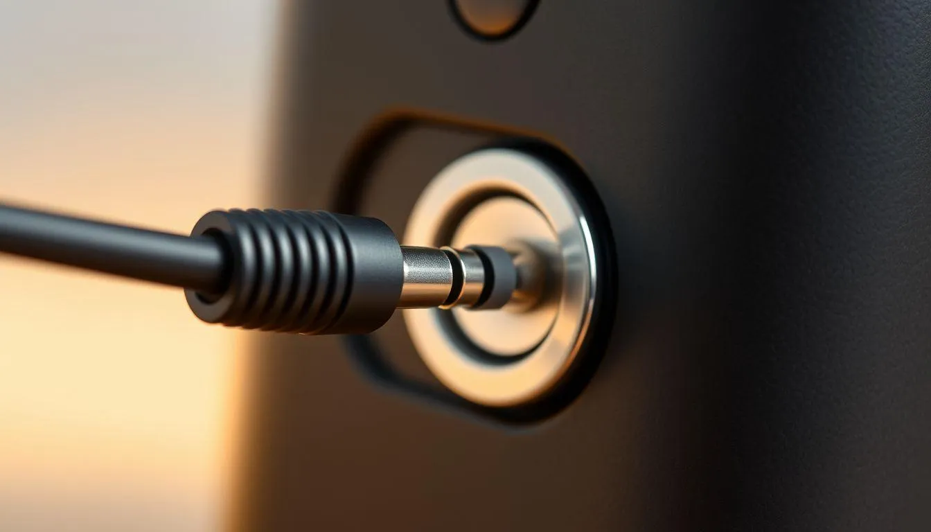 Pengertian AUX pada Speaker Bluetooth (c) Ilustrasi AI