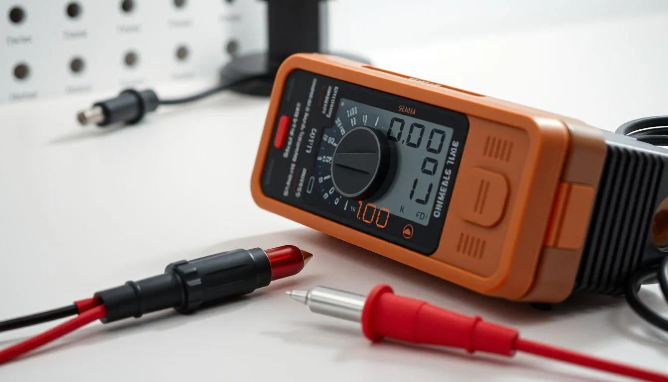 Bagian-Bagian Penting Avometer (c) Ilustrasi AI