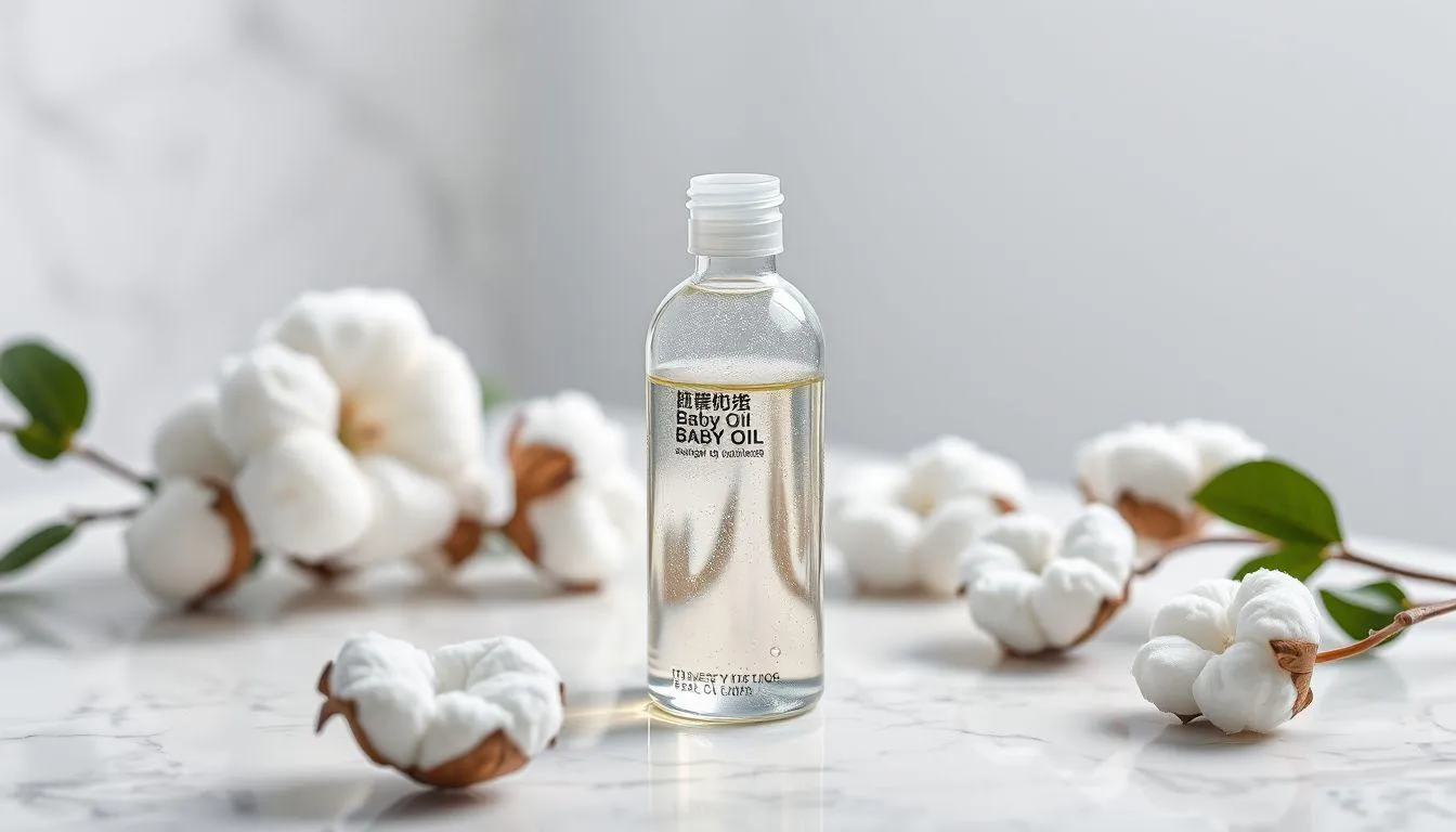 Manfaat dan Risiko Baby Oil untuk Kulit Berjerawat (c) Ilustrasi AI