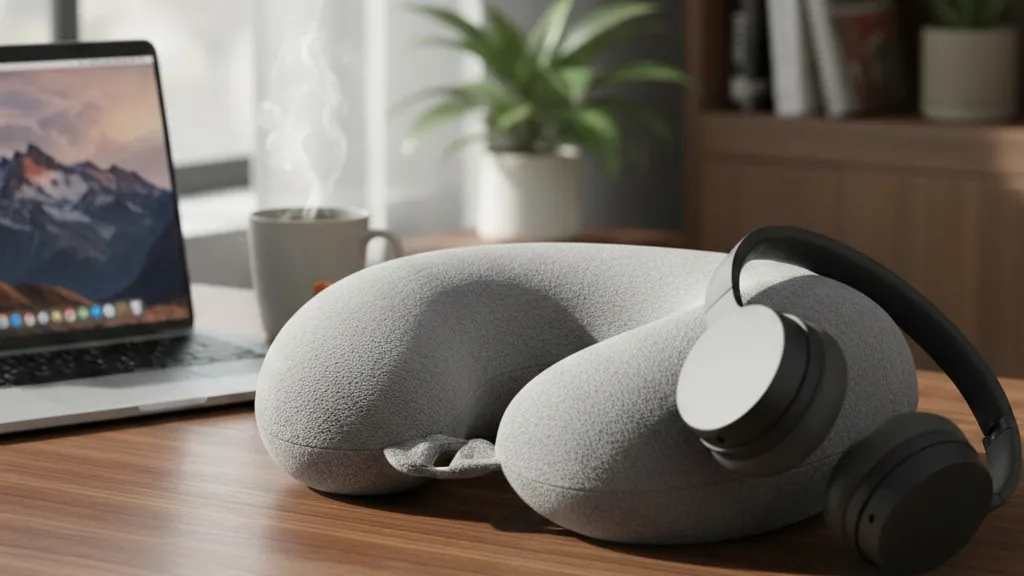 Tips Memilih Bantal Leher yang Tepat (c) Ilustrasi AI