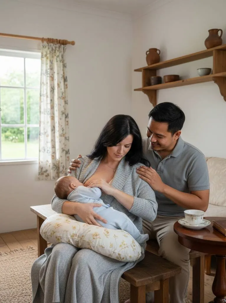 Tips Keamanan Penggunaan Bantal Menyusui (c) Ilustrasi AI