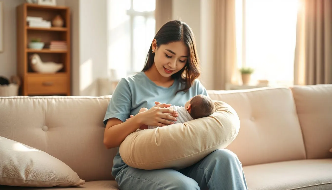 Cara Memilih Bantal Menyusui yang Tepat (c) Ilustrasi AI