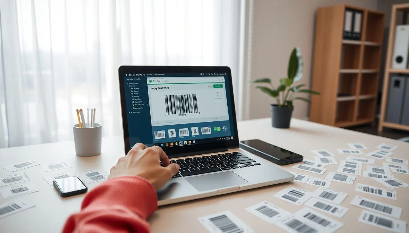 Cara Menggunakan Barcode untuk Membuat Label Produk (c) Ilustrasi AI