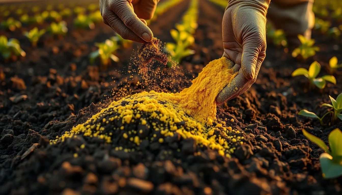 Penggunaan Belerang sebagai Pupuk dan Pembenah Tanah (c) Ilustrasi AI