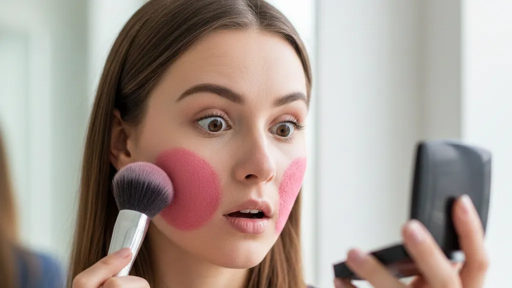 Kesalahan Umum dalam Menggunakan Blush On (c) Ilustrasi AI