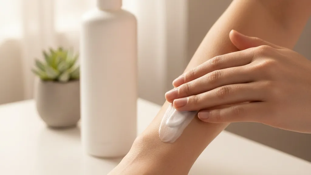 Manfaat Menggunakan Body Lotion Secara Rutin (c) Ilustrasi AI