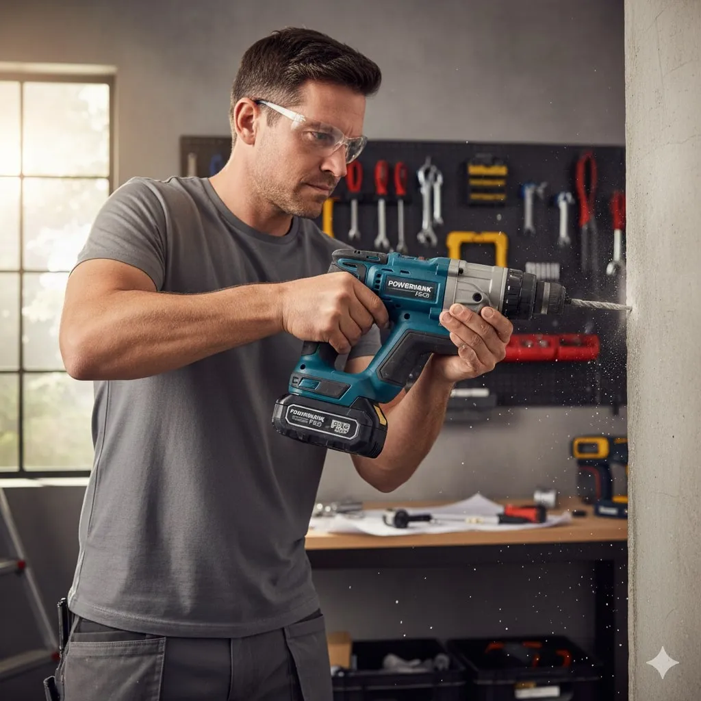 Perawatan dan Penyimpanan Bor Listrik (c) Ilustrasi AI