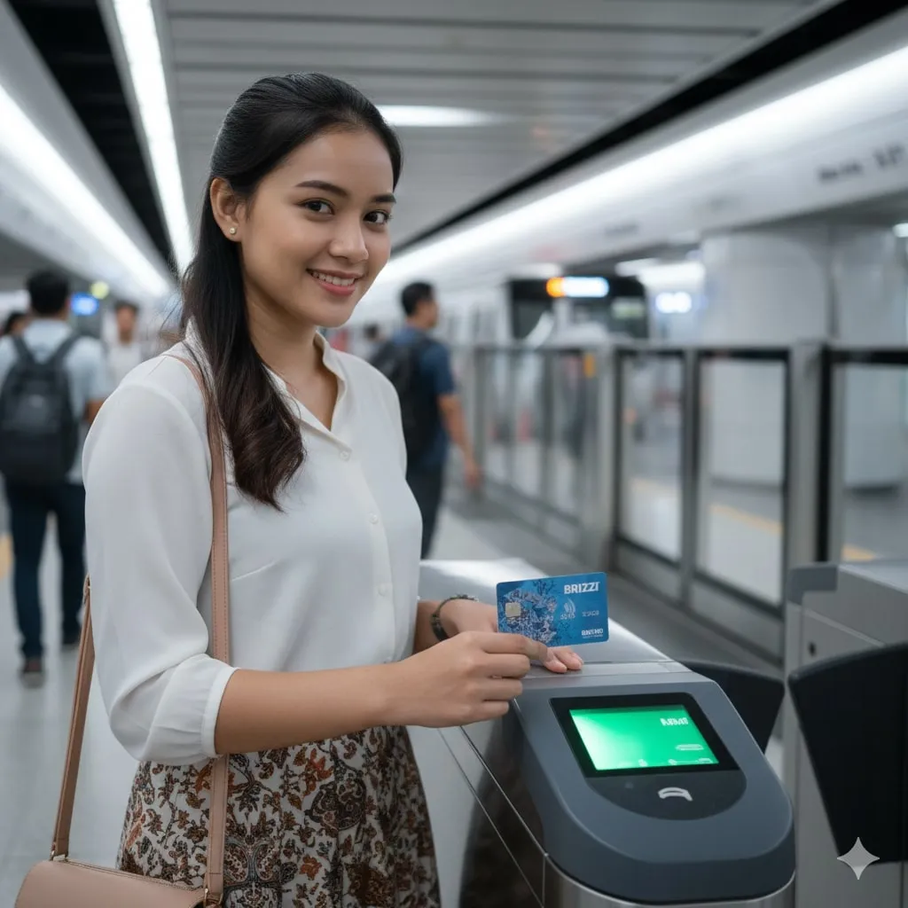 Cara Top Up Saldo Brizzi (c) Ilustrasi AI