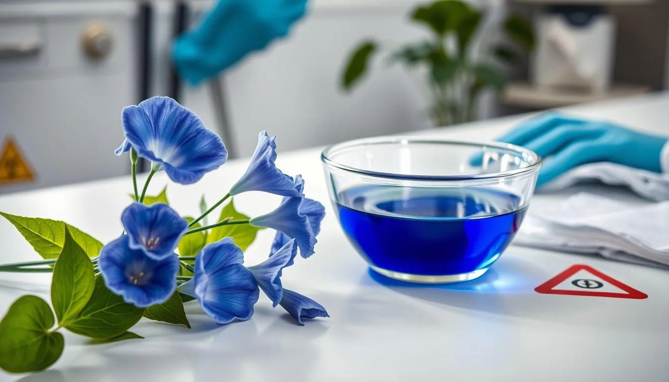 Hal yang Harus Dihindari dalam Menggunakan Bunga Telang untuk Mata (c) Ilustrasi AI