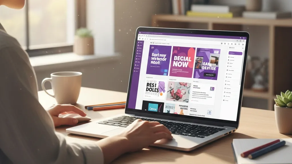 Berbagai Jenis Desain yang Dapat Dibuat dengan Canva (c) Ilustrasi AI