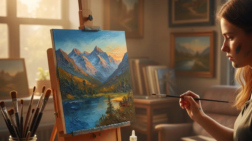 Tips dan Trik Menggunakan Cat Minyak untuk Hasil Maksimal (c) Ilustrasi AI