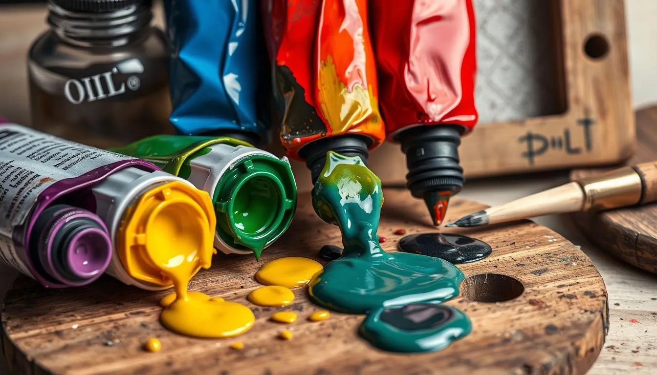 Pengertian dan Karakteristik Cat Minyak (c) Ilustrasi AI