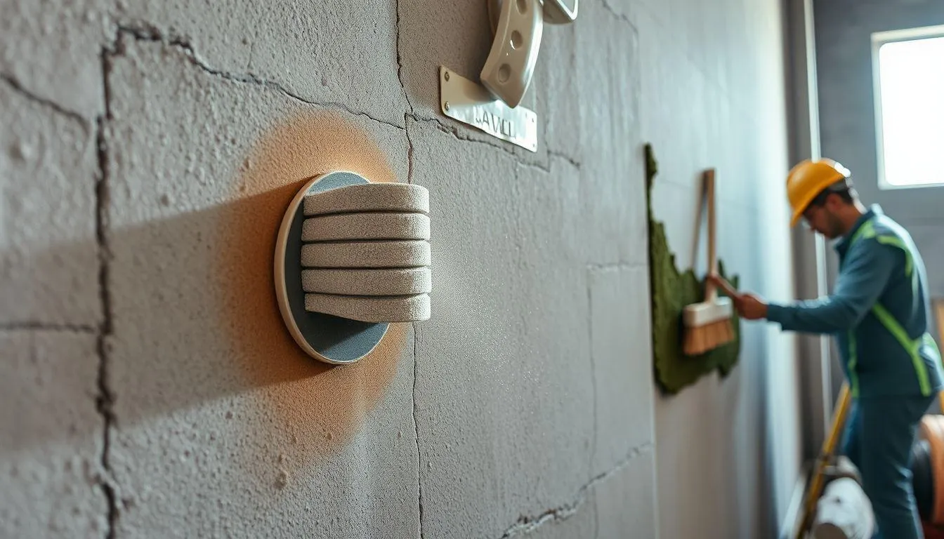 Persiapan Permukaan Tembok Sebelum Pengecatan (c) Ilustrasi AI