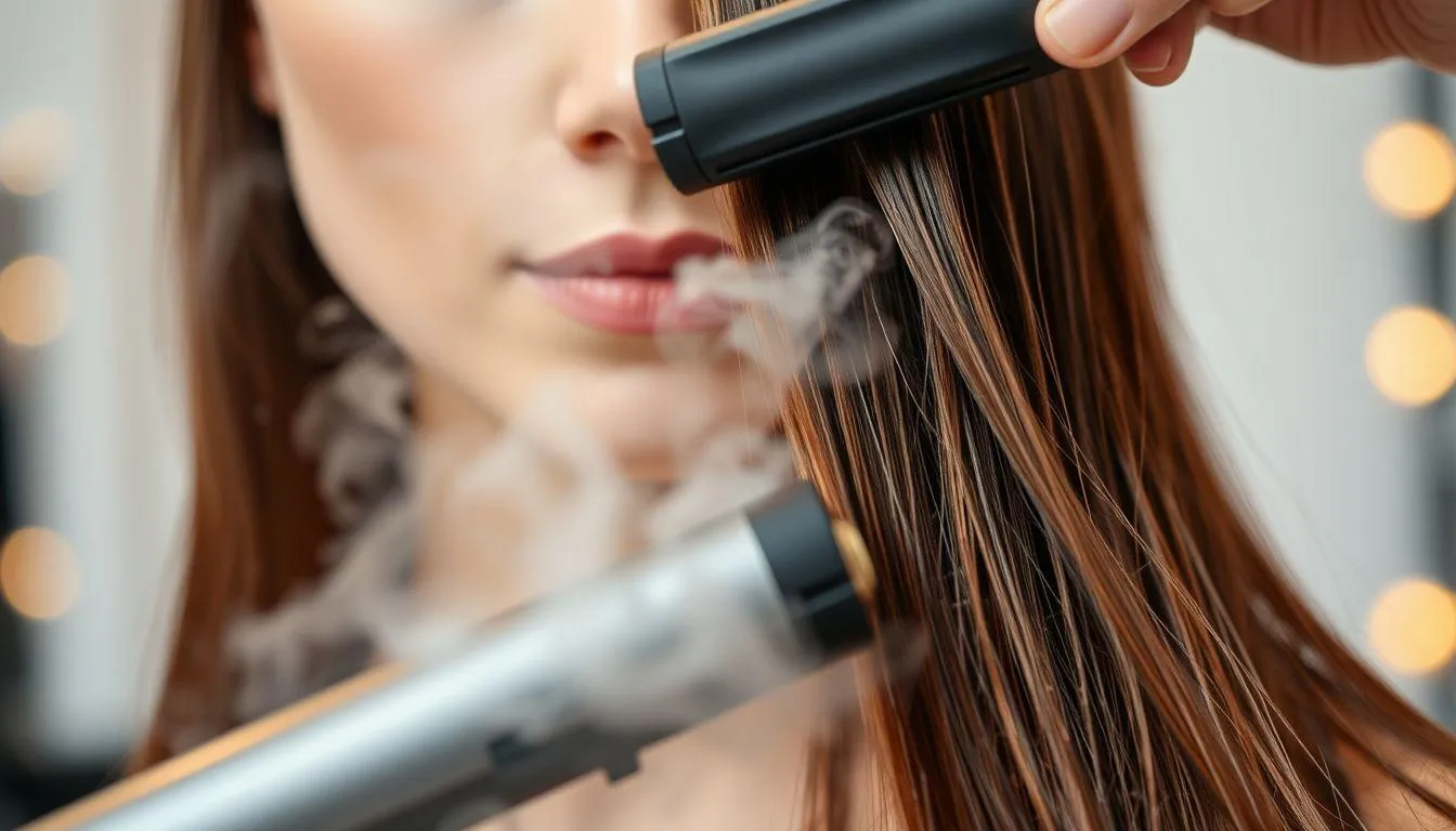 Kesalahan Umum dalam Menggunakan Catokan Rambut (c) Ilustrasi AI